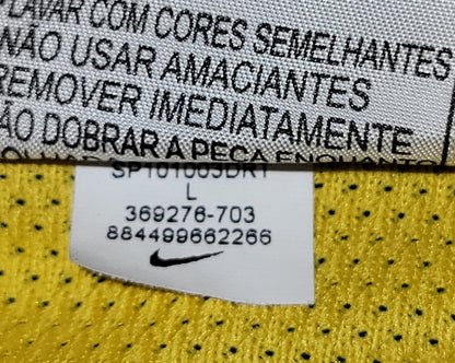 Kaka Brazil WORLD CUP 2010 PLAYER ISSUE Soccer Jersey Shirt L SKU# 369276-703 Nike