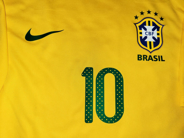 Kaka Brazil WORLD CUP 2010 PLAYER ISSUE Soccer Jersey Shirt L SKU# 369276-703 Nike