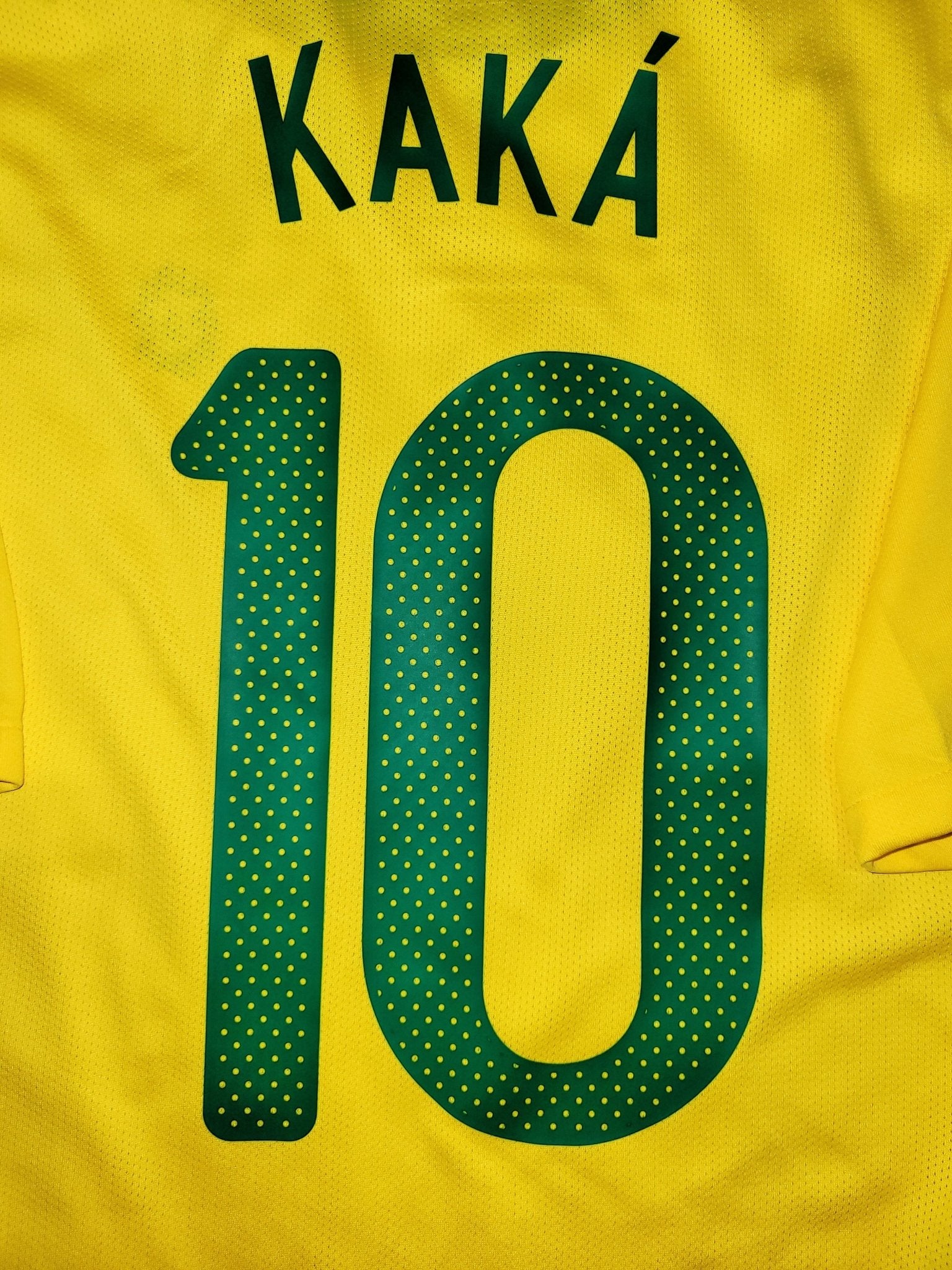 極美品 カカ ブラジル代表 2010 ホーム長袖　ユニフォーム 極美品 カカ ブラジル代表 2010 ホーム長袖 ユニフォーム（Yahoo