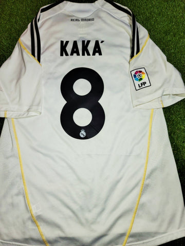 Kaka Real Madrid 2009 2010 DEBUT SEASON Jersey Shirt Camiseta L SKU# E84352 AV1001 foreversoccerjerseys