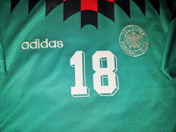 Klinsmann Germany 1994 Green Jersey Shirt Deutschland Trikot M foreversoccerjerseys