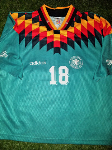 Klinsmann Germany 1994 Home Jersey Shirt Deutschland Trikot XL –  foreversoccerjerseys