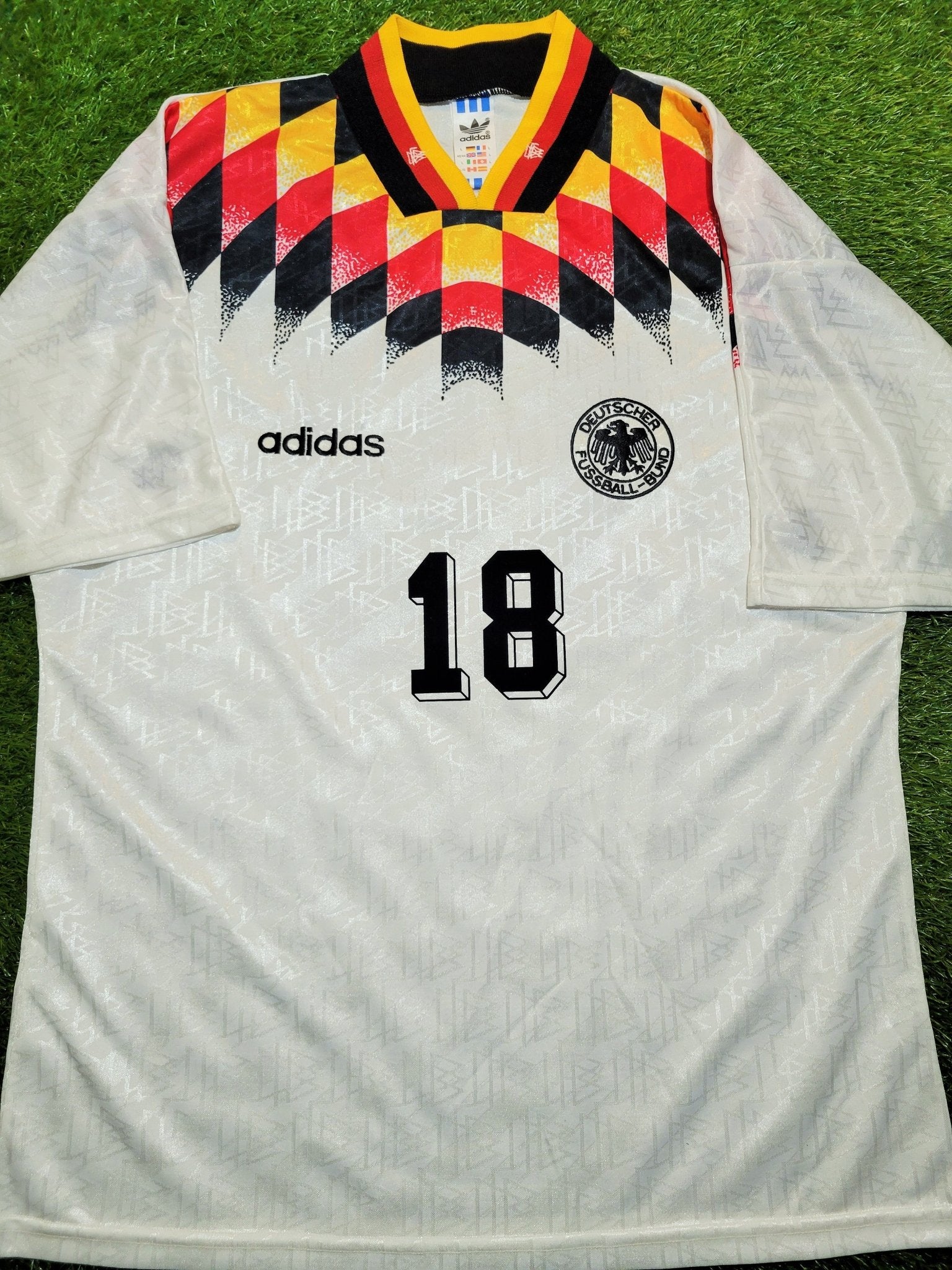 Klinsmann Germany 1994 Home Jersey Shirt Deutschland Trikot L foreversoccerjerseys