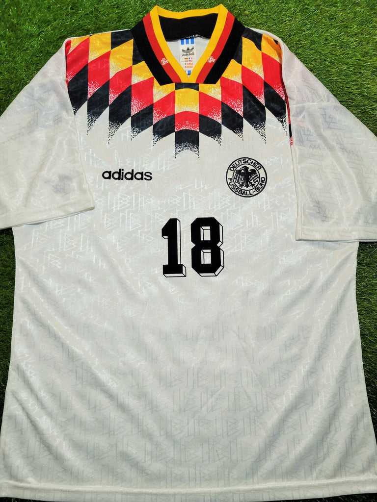 Klinsmann Germany 1994 Home Jersey Shirt Deutschland Trikot L ...