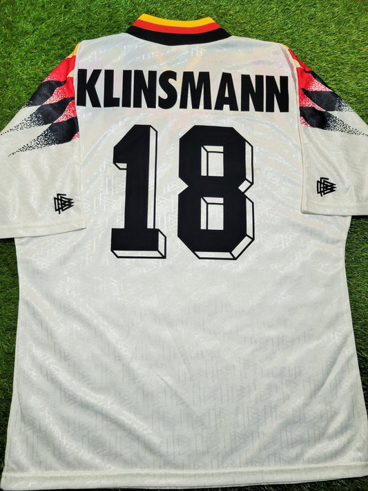 Klinsmann Germany 1994 Home Jersey Shirt Deutschland Trikot L foreversoccerjerseys