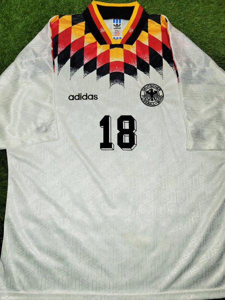 Klinsmann Germany 1994 Home Jersey Shirt Deutschland Trikot XL foreversoccerjerseys