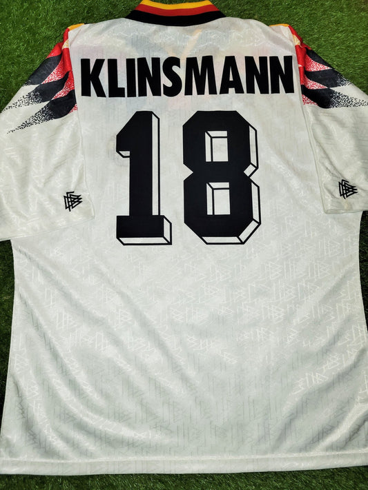 Klinsmann Germany 1994 Home Jersey Shirt Deutschland Trikot XL foreversoccerjerseys