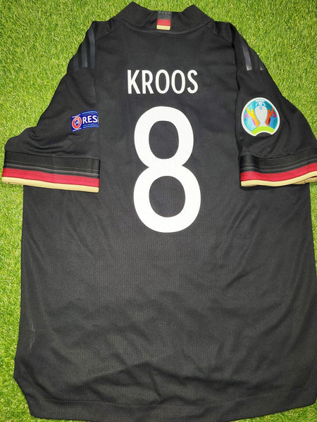Kroos Germany 2020 2021 EURO CUP Away PLAYER ISSUE Soccer Jersey Shirt L SKU# EH6116 Adidas