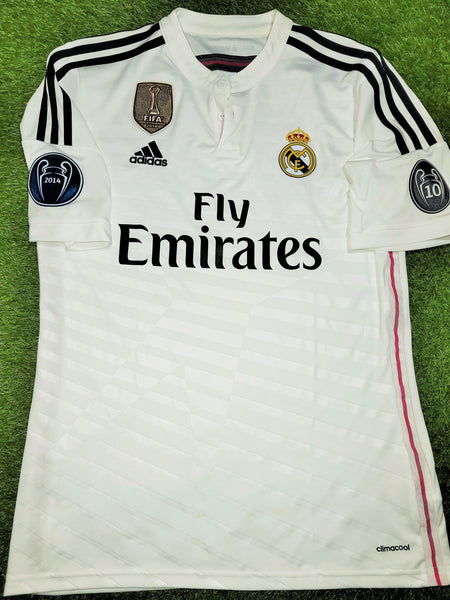 Kroos Real Madrid 2014 2015 DEBUT UEFA Soccer Jersey Shirt M SKU# M38202 Adidas