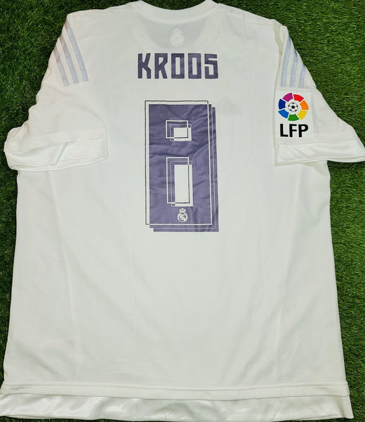Kroos Real Madrid 2015 2016 Home Jersey Camiseta Shirt Trikot XL SKU# AK2494 foreversoccerjerseys