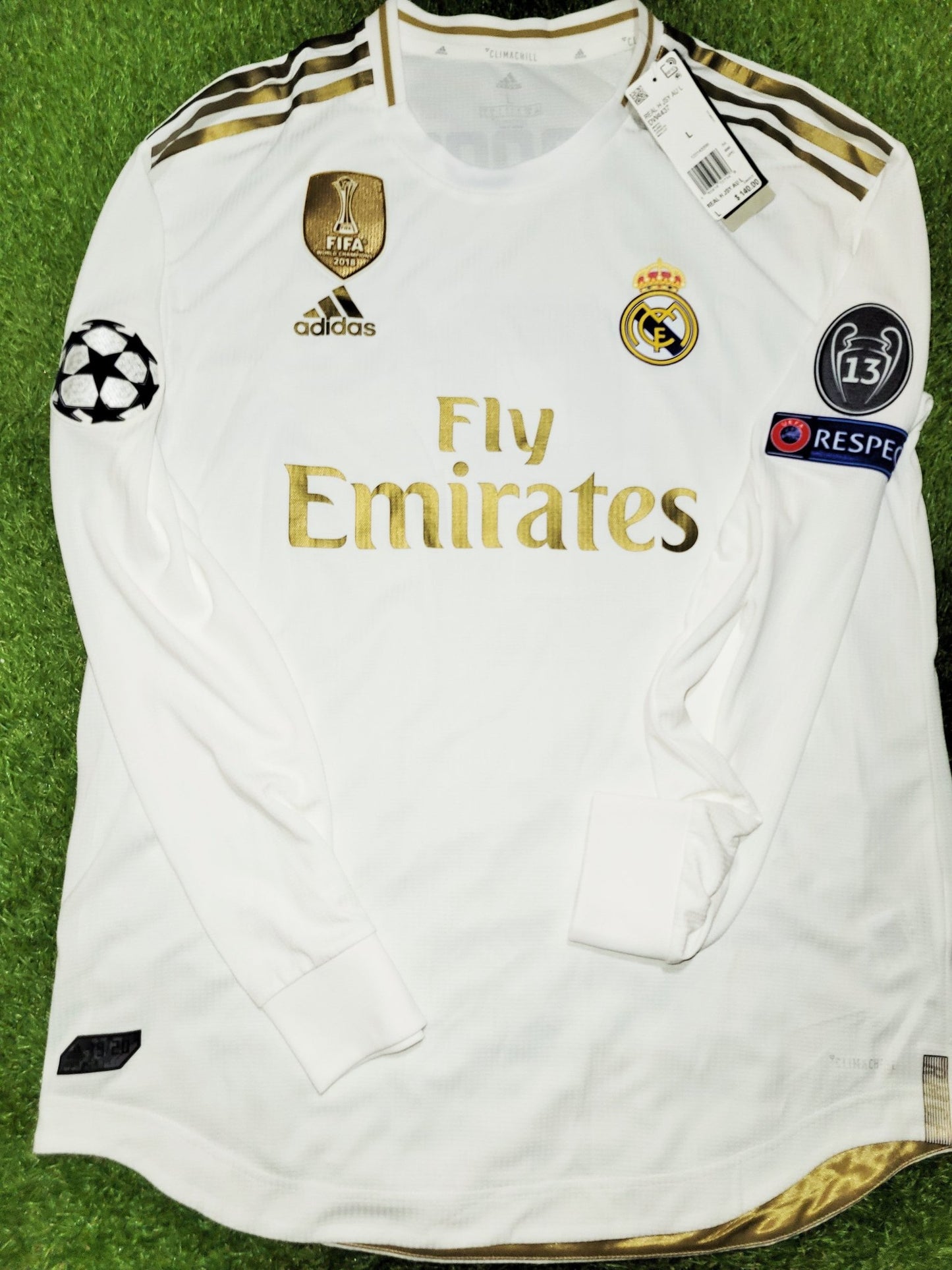 Kroos Real Madrid 2019 2020 CLIMACHILL PLAYER ISSUE Home Soccer Jersey Shirt BNWT L SKU# DW4437 Adidas