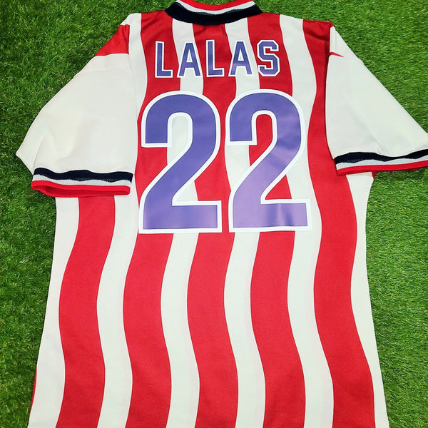 Lalas USA US 1994 WC Adidas Soccer Football Home Jersey Shirt Maglia Trikot L foreversoccerjerseys