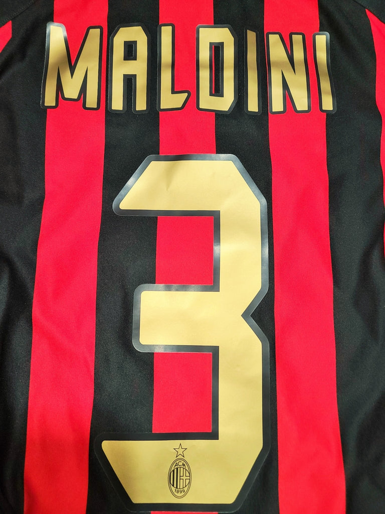 ADIDAS AC MILAN 2008 AWAY SERIE A MALDINI XL ORIGINAL JERSEY SHIRT