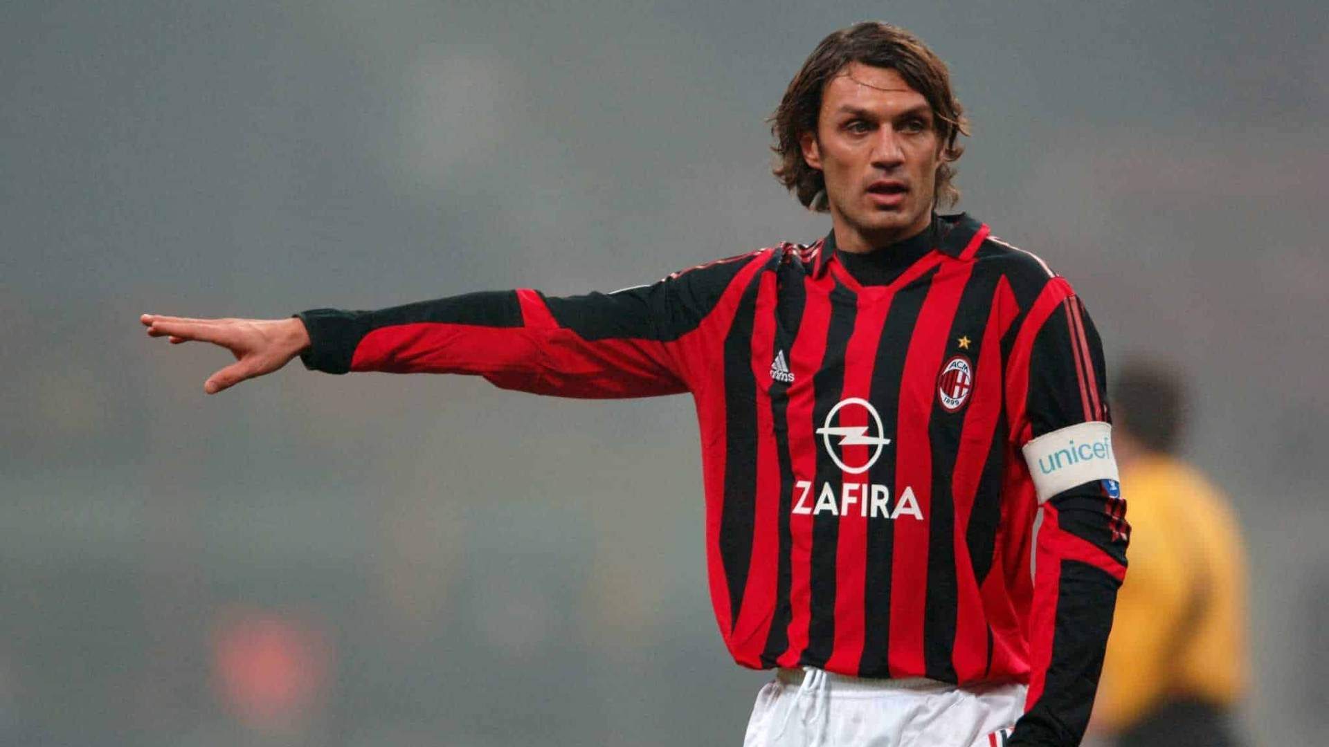 【希少レア】00s AC Milan Soccer Shirt Maldini AC Milan 2000-01 Maldini Third Kit (S) – Saturdays Football