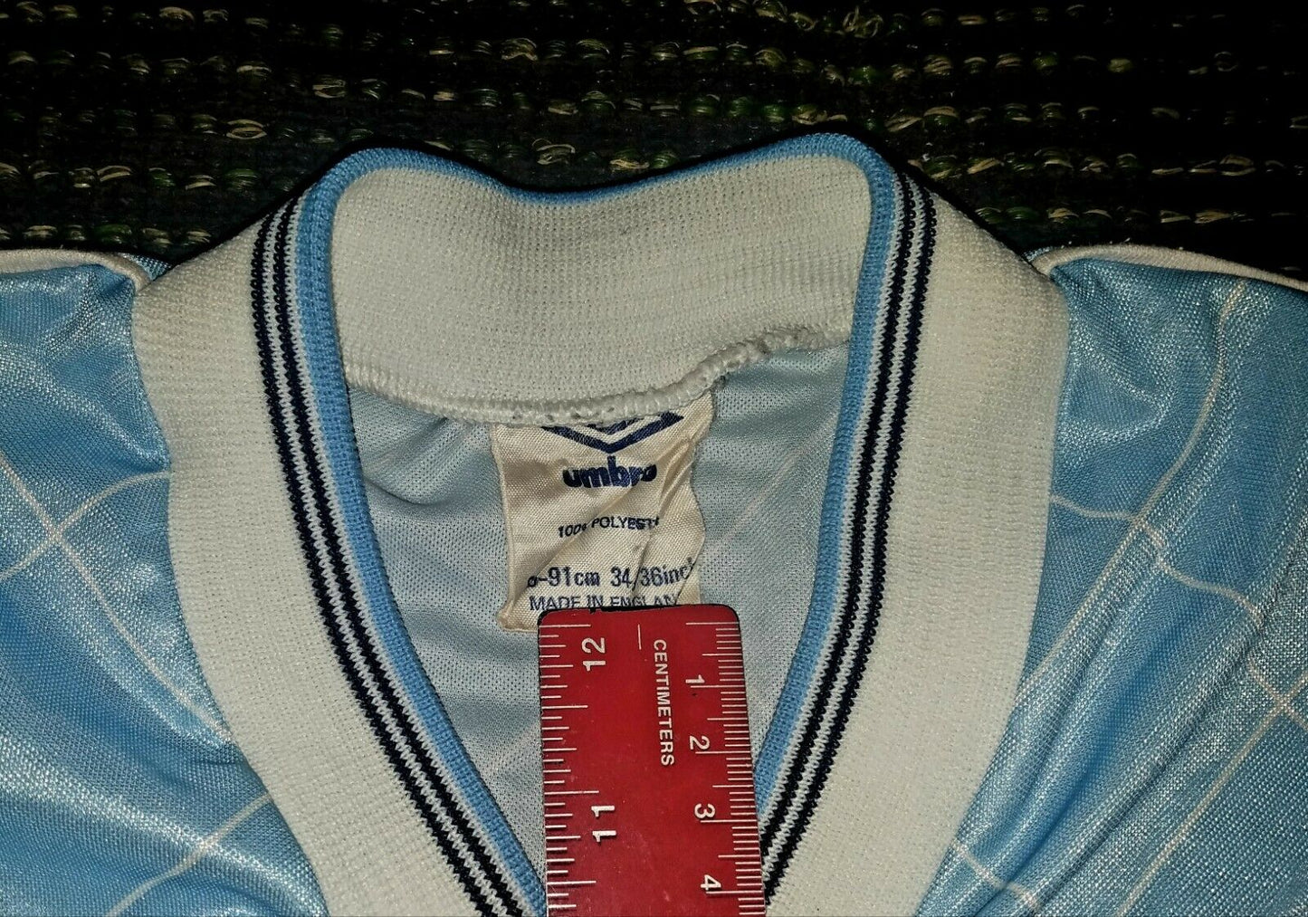 Manchester City Umbro 1987 1988 1989 Jersey Shirt 34 - 36 - foreversoccerjerseys