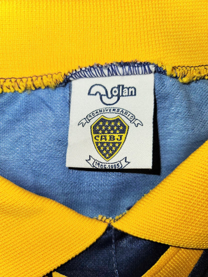 Maradona Boca Juniors 1995 1996 Olan Home Jersey Shirt Camiseta Maglia L foreversoccerjerseys