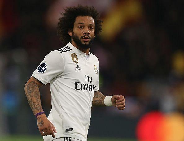 Marcelo Real Madrid 2018 2019 Home UEFA Jersey Shirt Maglia M SKU# CG0561 foreversoccerjerseys