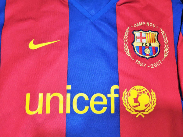 Marquez Barcelona Anniversary Home 2007 2008 Jersey Shirt Camiseta L SKU# 237741-655 Nike