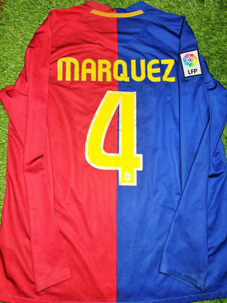 Marquez Barcelona TREBLE SEASON 2008 2009 Home Long Sleeve Soccer Jersey Shirt L SKU# 286785-655 Nike