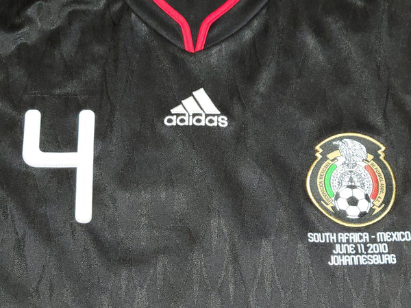 Marquez Mexico 2010 WORLD CUP Away Black Soccer Jersey Shirt XL SKU# P41397 Adidas