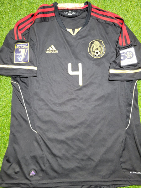 Marquez Mexico 2011 GOLD CUP FINAL Soccer Away Jersey Shirt L SKU# V31526 Adidas