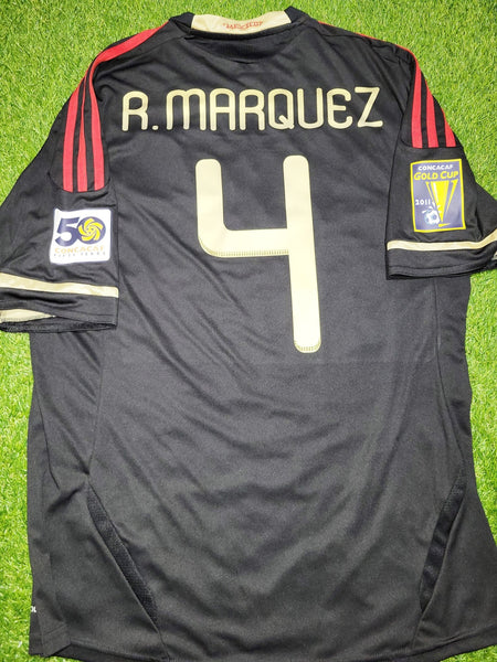 Marquez Mexico 2011 GOLD CUP FINAL Soccer Away Jersey Shirt L SKU# V31526 Adidas
