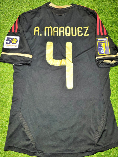 Marquez Mexico 2011 GOLD CUP FINAL Soccer Away Jersey Shirt M SKU# V31526 Adidas