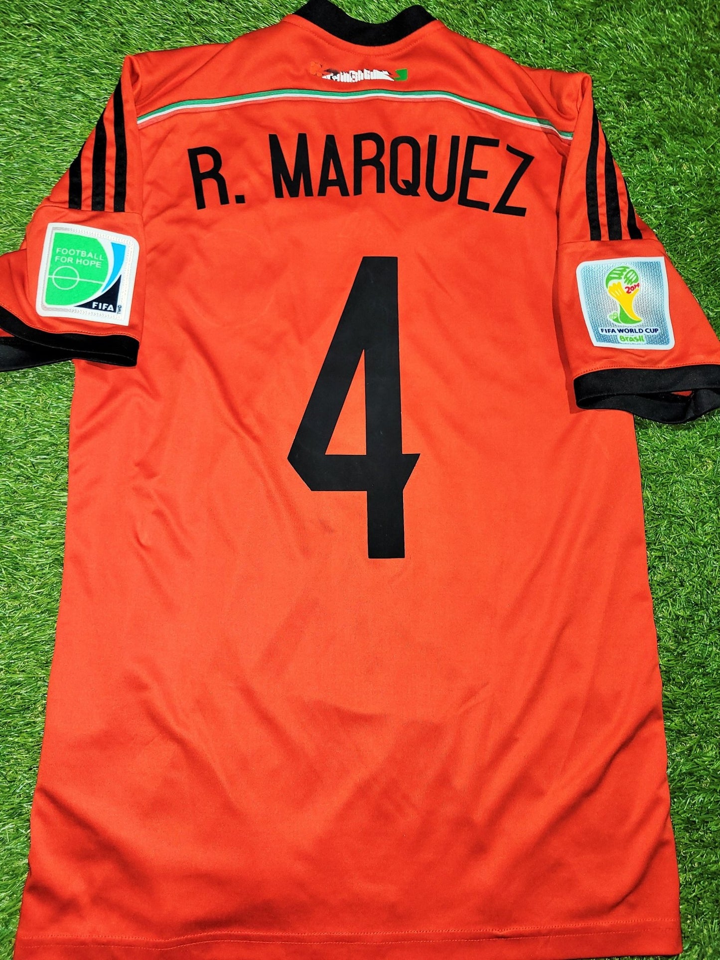 Marquez Mexico 2014 WORLD CUP Away Soccer Jersey L SKU# G74508 Adidas