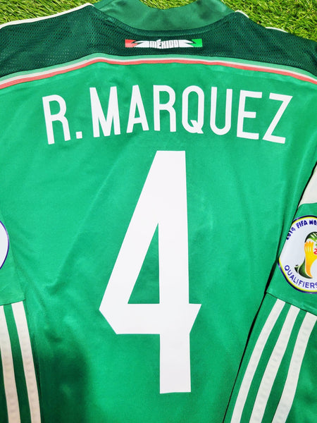 Marquez Mexico 2014 WORLD CUP QUALIFIERS Home Soccer Jersey Shirt M SKU# G86988 Adidas