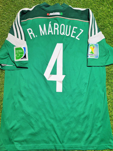 Marquez Mexico 2014 World Cup Soccer Home Jersey Shirt Camiseta M SKU# G86985 Adidas