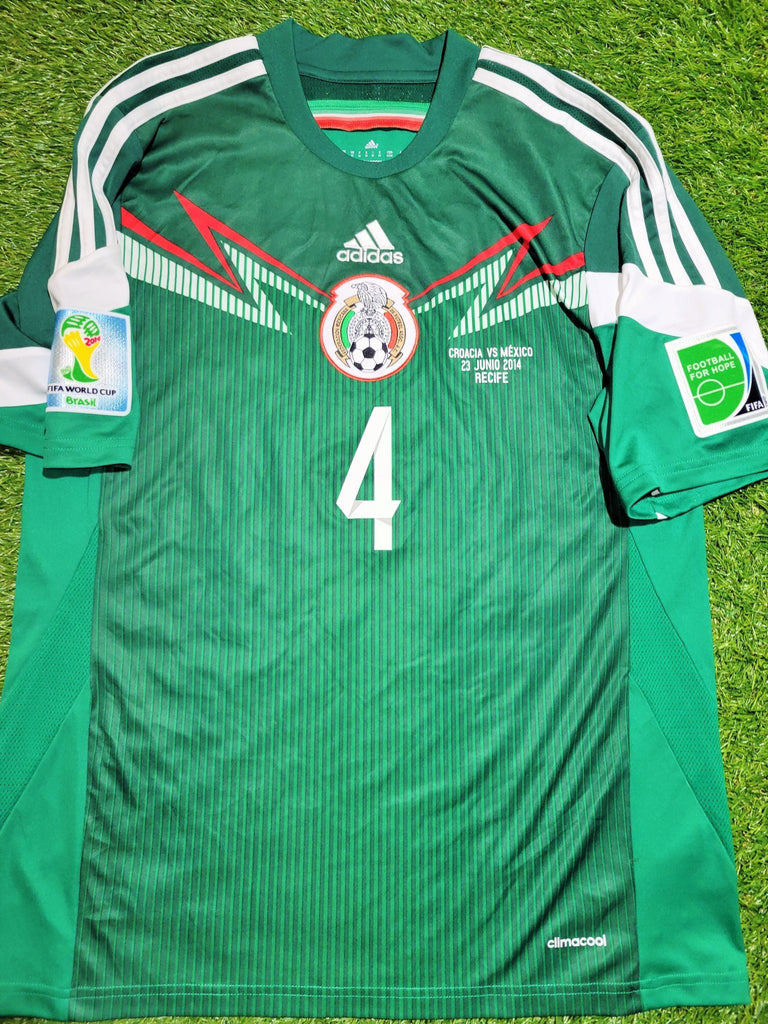 Marquez Mexico 2014 World Cup Soccer Home Jersey Shirt Camiseta M SKU# G86985 Adidas