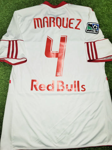 Marquez New York NY Red Bulls 2010 2011 DEBUT Soccer Jersey Shirt L SKU# P57131 Adidas