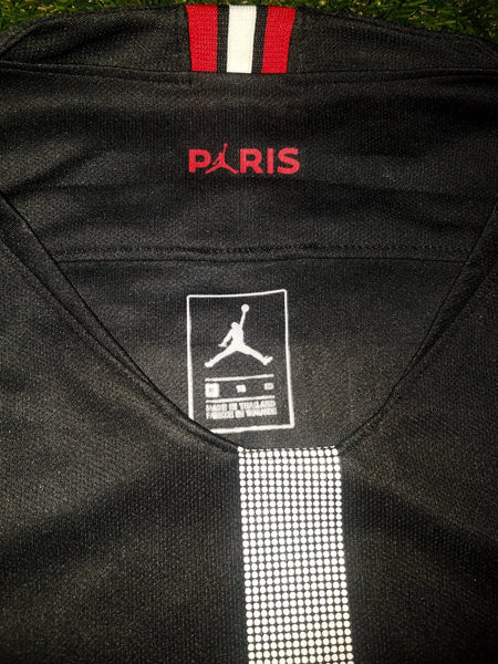Mbappe Psg Paris Saint Germain JORDAN 2018 2019 Black Jersey SKU# 919010-012 XL foreversoccerjerseys