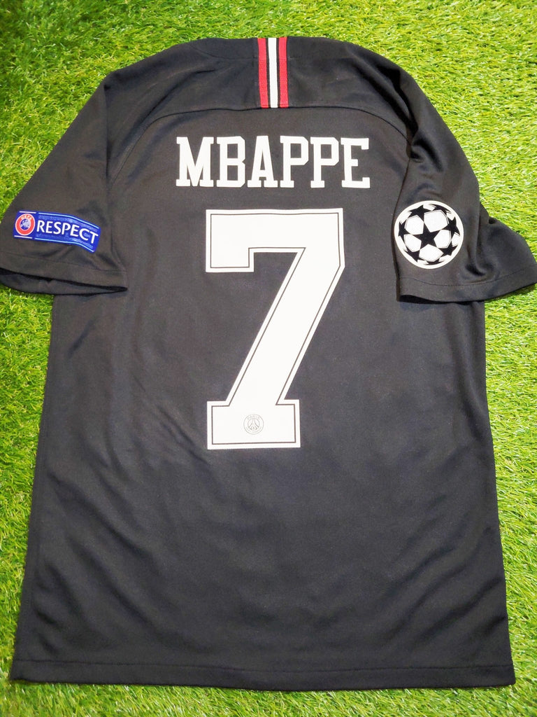 Mbappe Psg Paris Saint Germain JORDAN 2018 2019 Black Third Jersey M S Mbappe Psg Paris Saint Germain JORDAN 2018 2019 Black Third Jersey M S