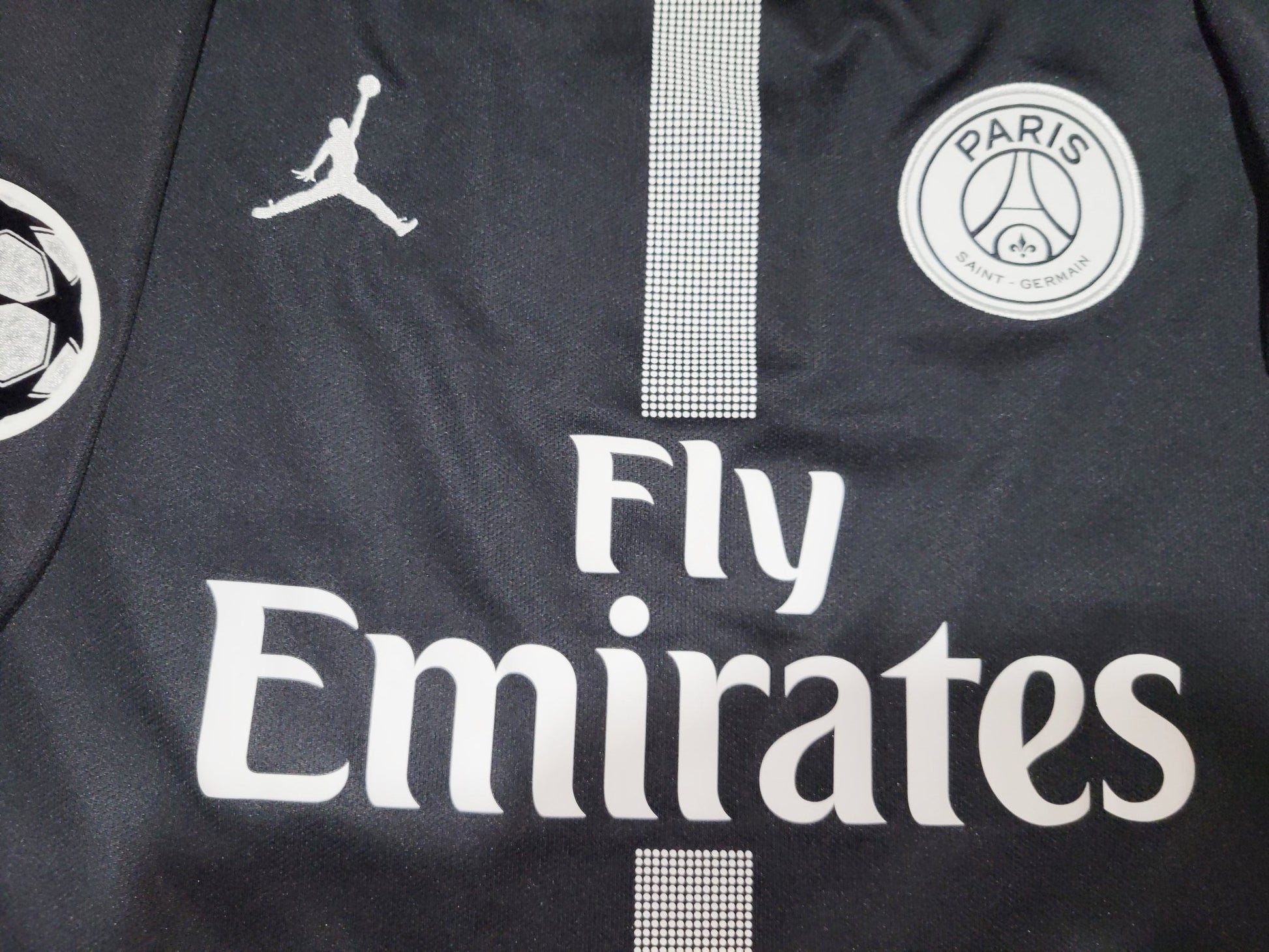 Mbappe Psg Paris Saint Germain JORDAN 2018 2019 UEFA Black Jersey