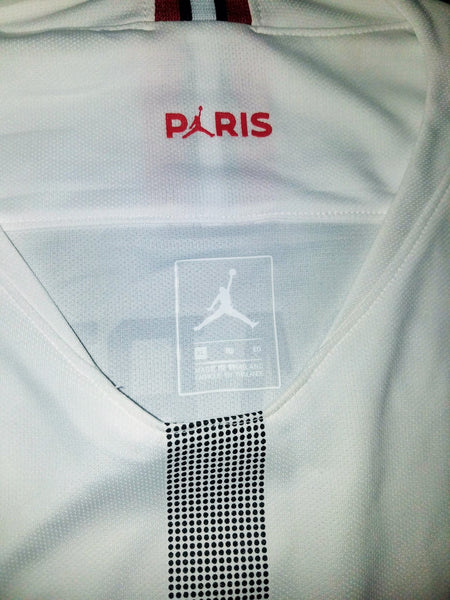 Mbappe Psg Paris Saint Germain JORDAN 2018 2019 White Jersey SKU# 919010-102 XL BNWT foreversoccerjerseys