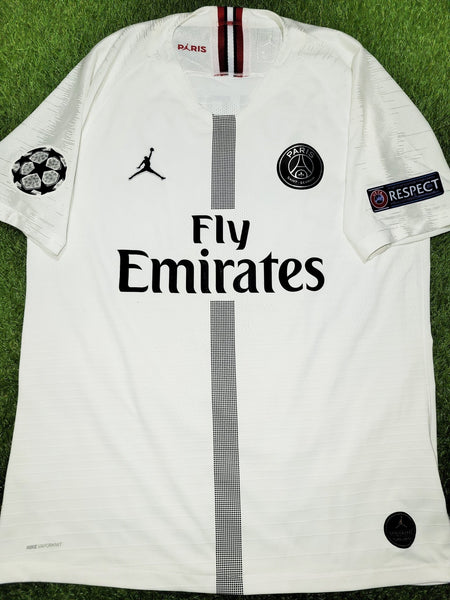 Mbappe Psg Paris Saint Germain JORDAN VAPORKNIT PLAYER ISSUE 2018 2019 Third Soccer Jersey L SKU# 918923-102 Jordan