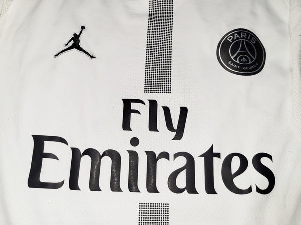 Mbappe Psg Paris Saint Germain JORDAN VAPORKNIT PLAYER ISSUE 2018 2019 Third Soccer Jersey L SKU# 918923-102 Jordan