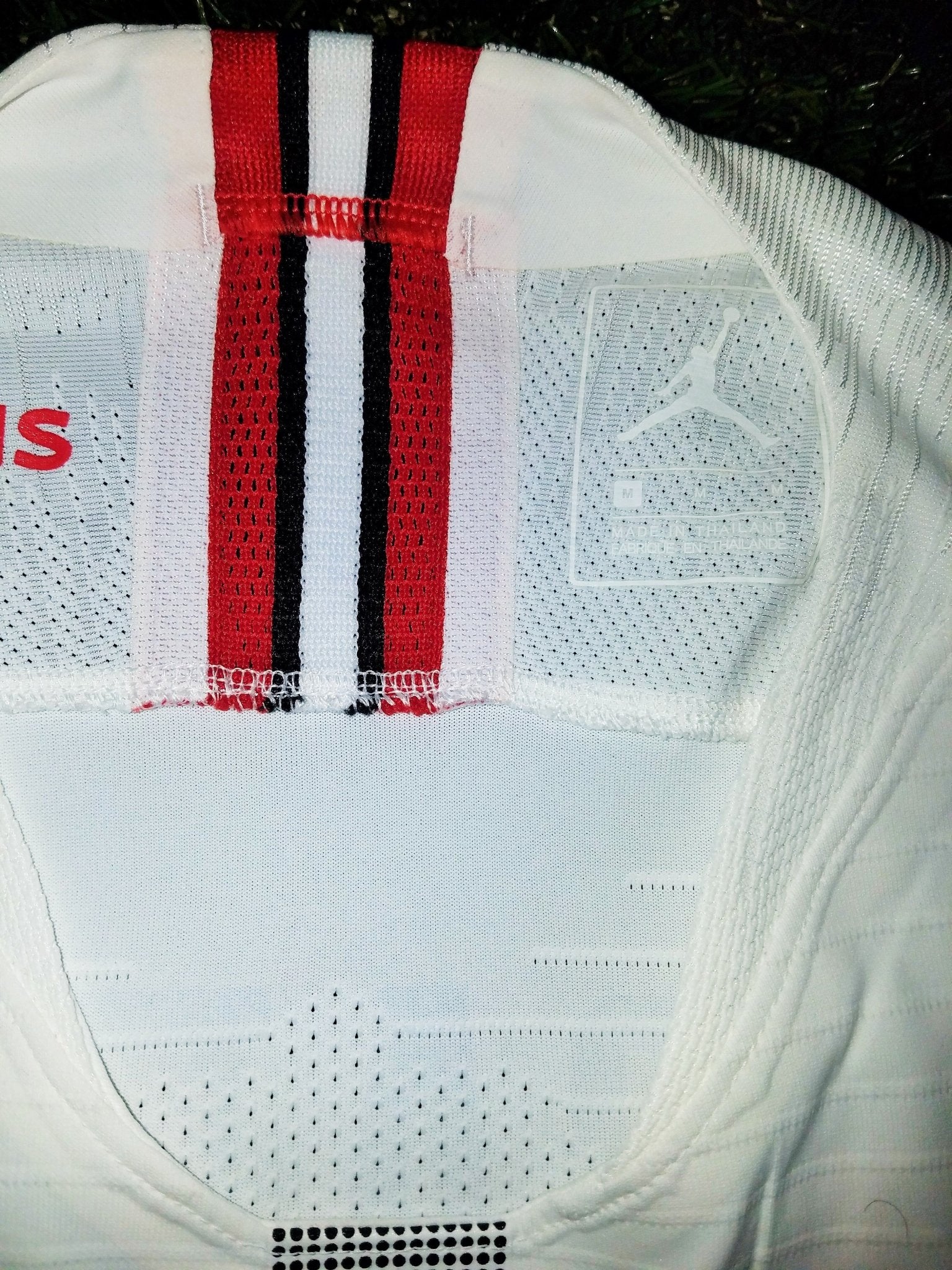 Mbappe Psg Paris Saint Germain JORDAN VAPORKNIT PLAYER ISSUE 2018 2019 White Jersey SKU# 918923-102 M foreversoccerjerseys