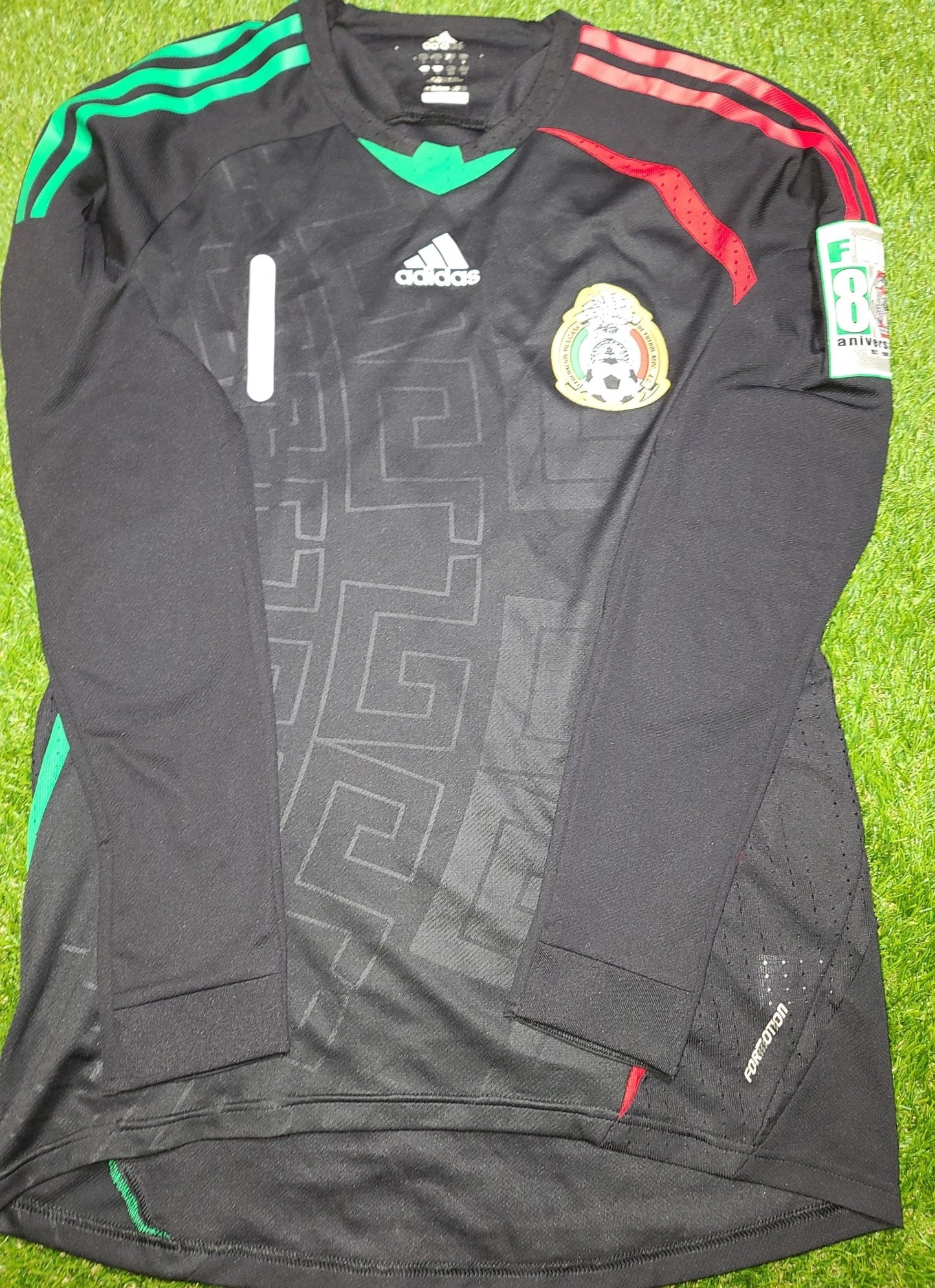 Memo Ochoa Mexico 2008 2009 FORMOTION PLAYER ISSUE GK Jersey Shirt Camiseta L SKU# 636269 AZB001 foreversoccerjerseys