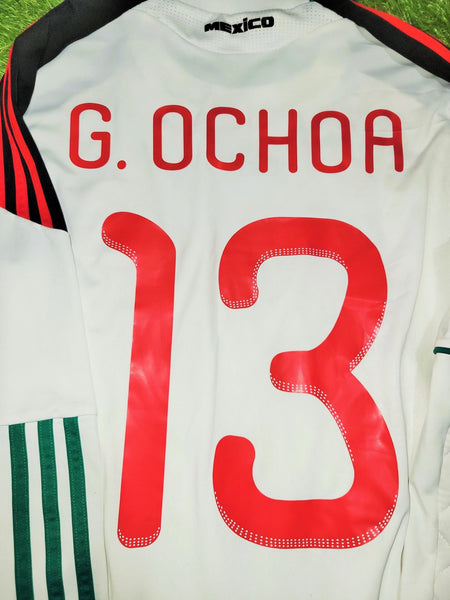 Memo Ochoa Mexico 2010 WORLD CUP GK Soccer Jersey Shirt L SKU# P41385 Adidas