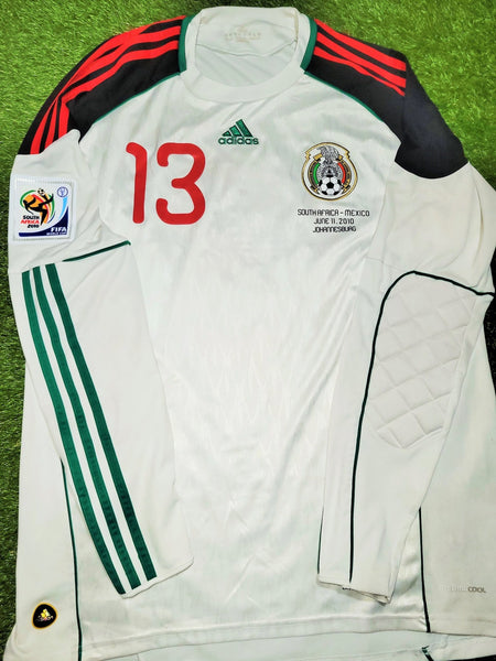 Memo Ochoa Mexico 2010 WORLD CUP GK Soccer Jersey Shirt L SKU# P41385 Adidas