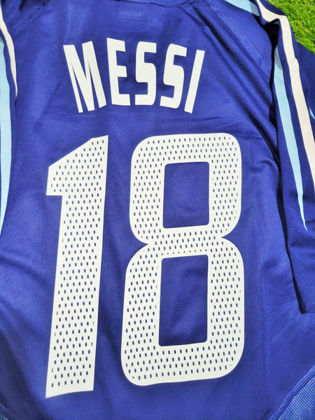 Messi Argentina 2004 2005 DEBUT Away Jersey Shirt Camiseta M SKU# 645785 Adidas