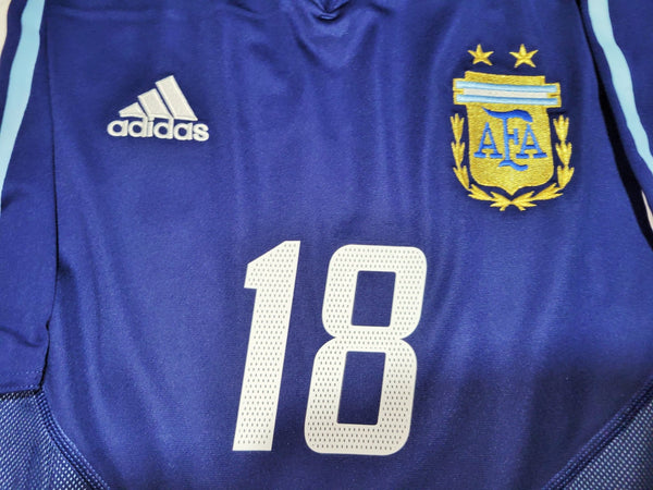 Messi Argentina 2004 2005 DEBUT Away Jersey Shirt Camiseta M SKU# 645785 Adidas
