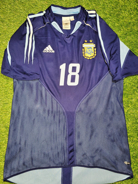 Messi Argentina 2004 2005 DEBUT Away Jersey Shirt Camiseta M SKU# 645785 Adidas