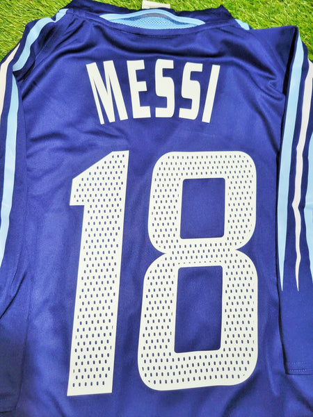 Messi Argentina 2004 2005 DEBUT Away Jersey Shirt Camiseta XL SKU# 645785 Adidas