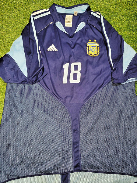 Messi Argentina 2004 2005 DEBUT Away Jersey Shirt Camiseta XL SKU# 645785 Adidas