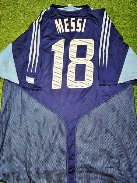 Messi Argentina 2004 2005 DEBUT Away Jersey Shirt Camiseta XL SKU# 645785 Adidas