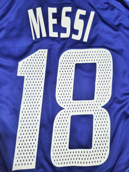 Messi Argentina 2004 2005 DEBUT Away Soccer Jersey Shirt S SKU# 645785 Adidas