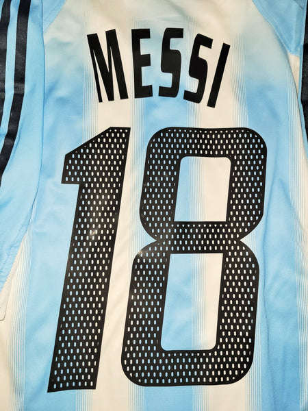 Messi Argentina 2004 2005 DEBUT Home Jersey Shirt Camiseta M SKU# 645789 Adidas